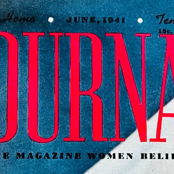 Ladies' Home Journal June 1941 American Original, Vintage Women Magazine - Picture 2 of 4